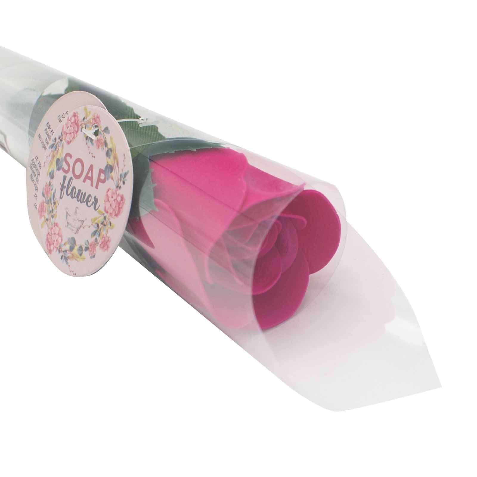 Soap Flower - Small Pink RoseReady to Retail Soap FlowersHeart Notes