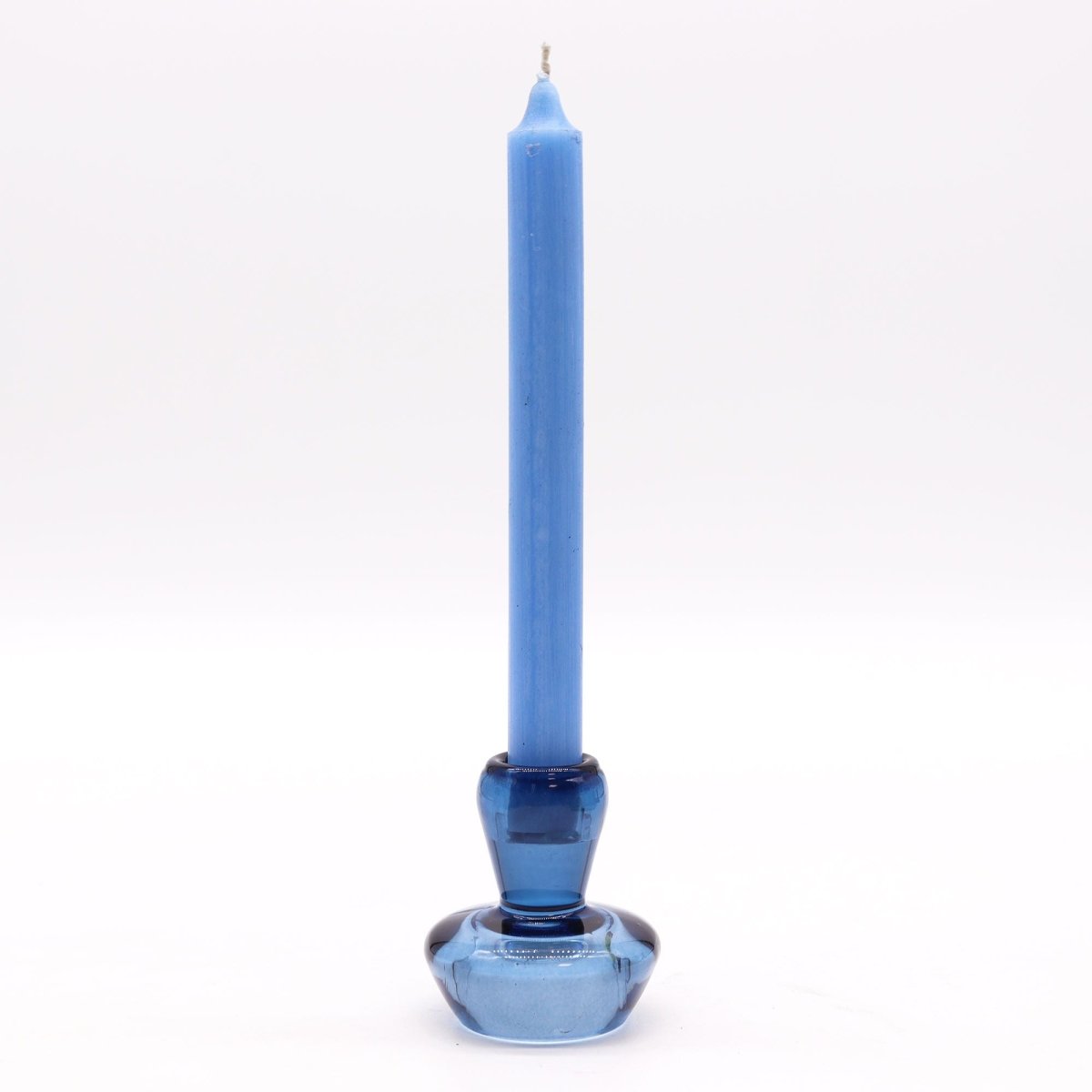 Mushroom Flip Dinner Candle / Tealight Holder - Royal BlueGlass Candle Holders & JarsHeart Notes