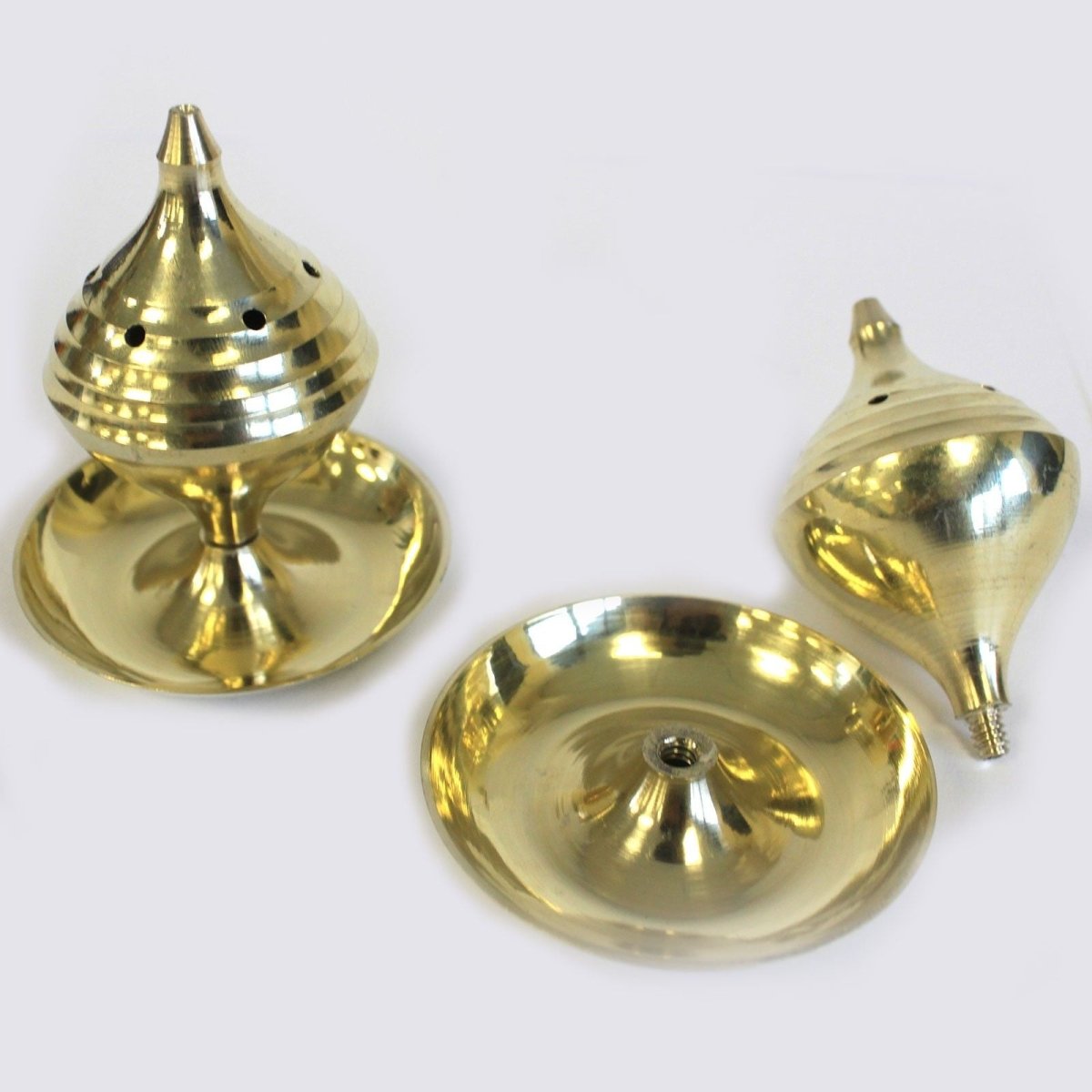 Large Incense BurnerTraditional Brass Incense BurnersHeart Notes