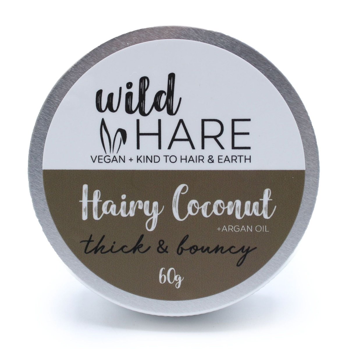 Wild Hare Solid Shampoo 60g - Hairy CoconutWild Hare Solid Shampoo - 60gHeart Notes