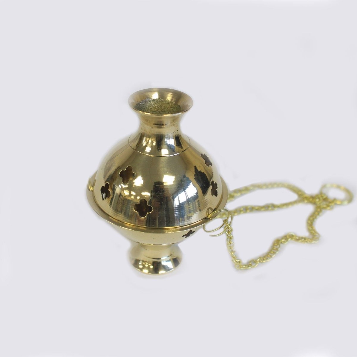 Hanging Brass Incense BurnerTraditional Brass Incense BurnersHeart Notes