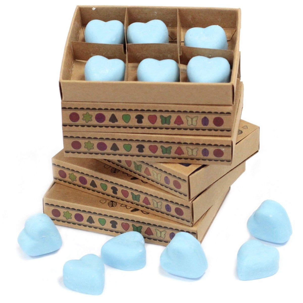 Box of 6 Wax Melts - DewberryNatural Soy Wax MeltsHeart Notes