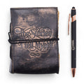 Fat Deckled Edge Leather Notebooks (5x3.5") - The Stories I Tell MyselfLeather Notebooks – Vintage Style JournalsHeart Notes