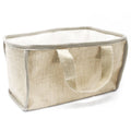 Large Basket Bag - 33x18x20cm - NatStacking Natural Jute BasketsHeart Notes