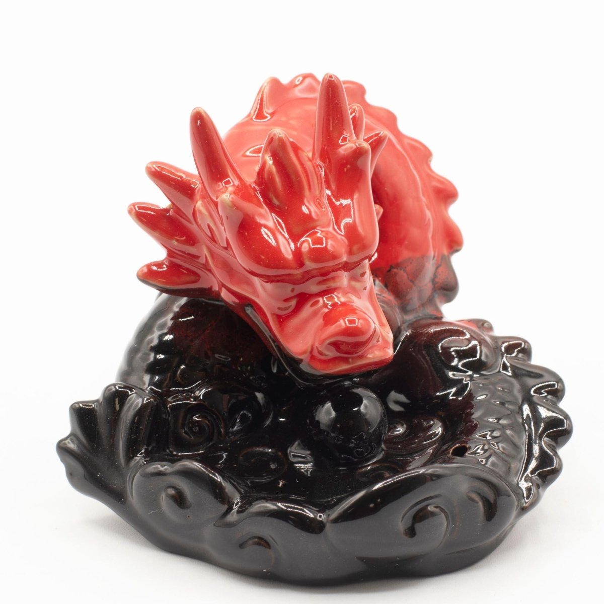 Backflow Incense Burner - Small Red DragonBackflow Incense BurnerHeart Notes