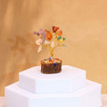 Mini Gemstone Tree On Wood Base - Multi Stones (15 stones)Mini Gemstone TreesHeart Notes