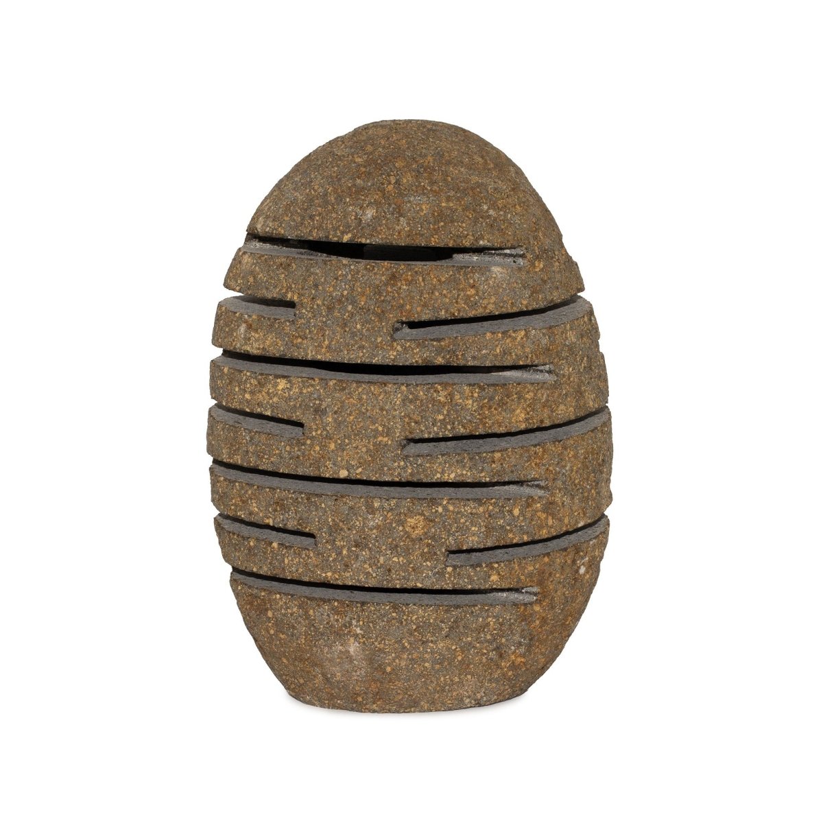 Natural Riverstone Candle Holder - Standing Stone Cut (10x13x22cm)Riverside Stone Candle HoldersHeart Notes