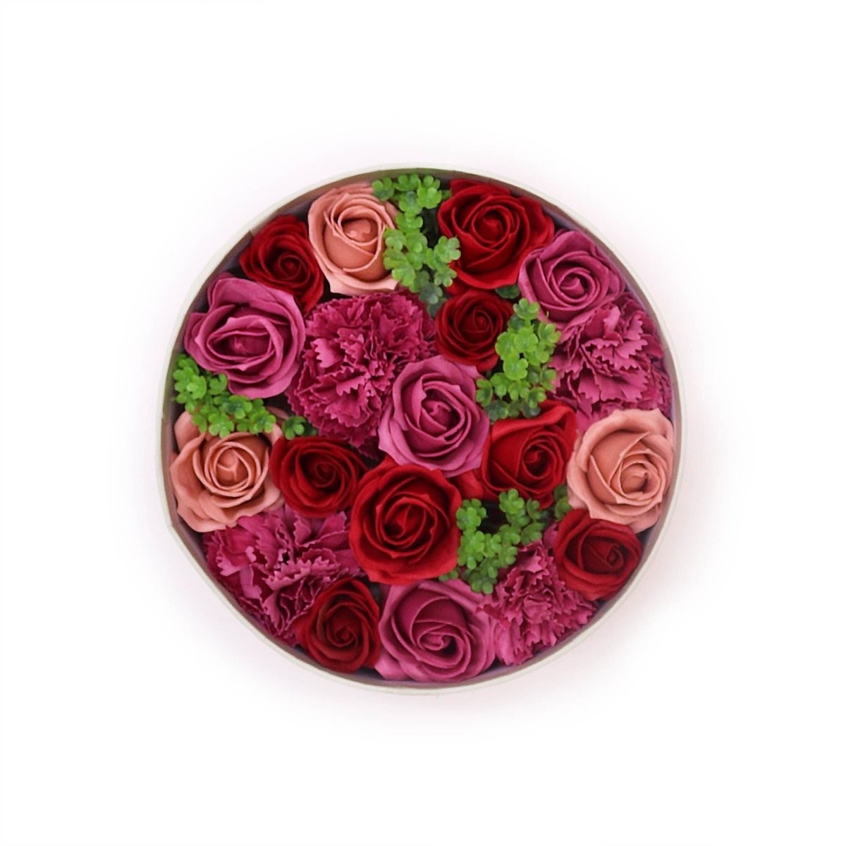 Round Box - Vintage RosesSoap Flower Gift BoxesHeart Notes