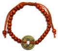 Good Luck Feng - Shui Bracelets - OrangeBali Good Luck Feng Shui BraceletsHeart Notes