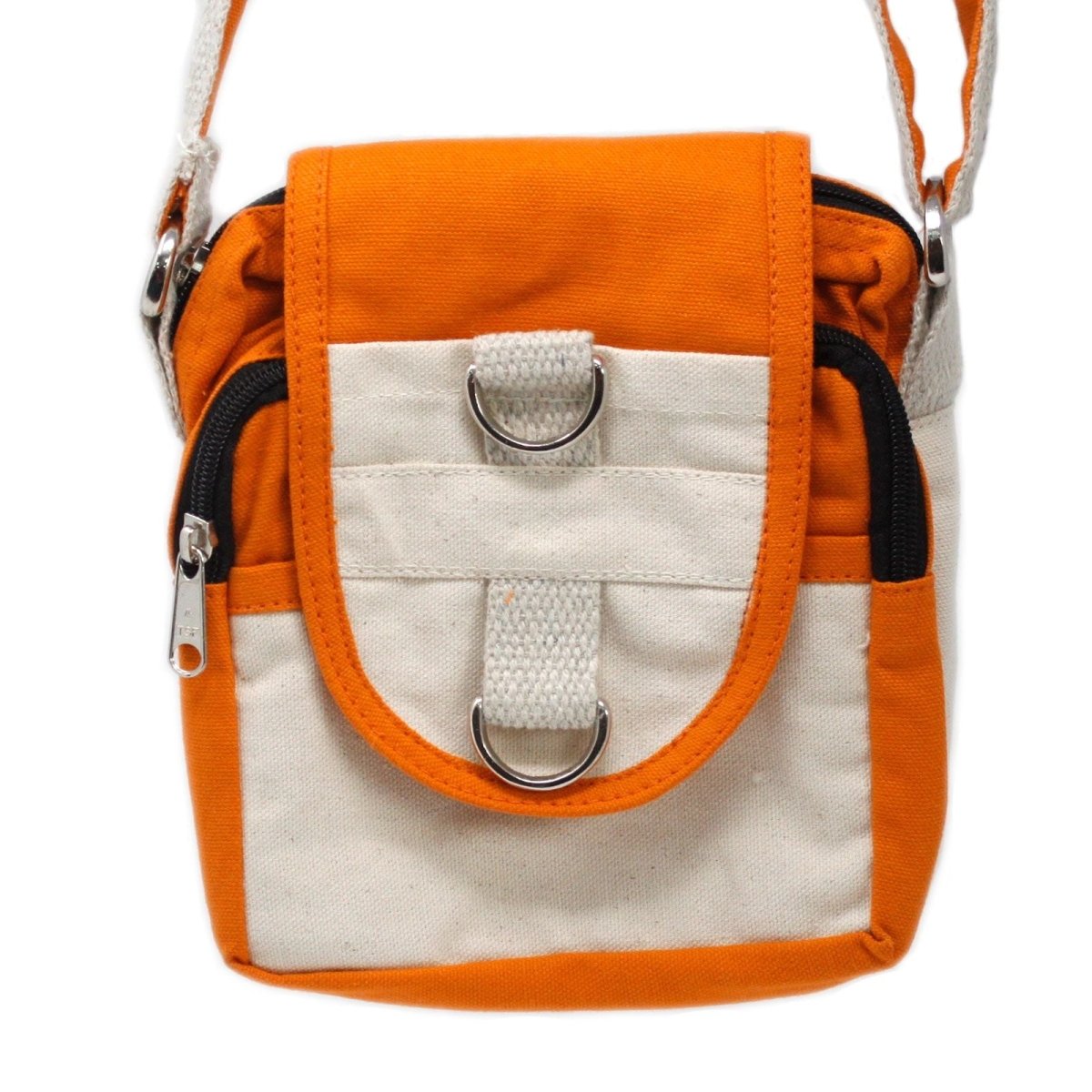 Natural Travel Bag - TurmericNatural Cotton Travel BagsHeart Notes