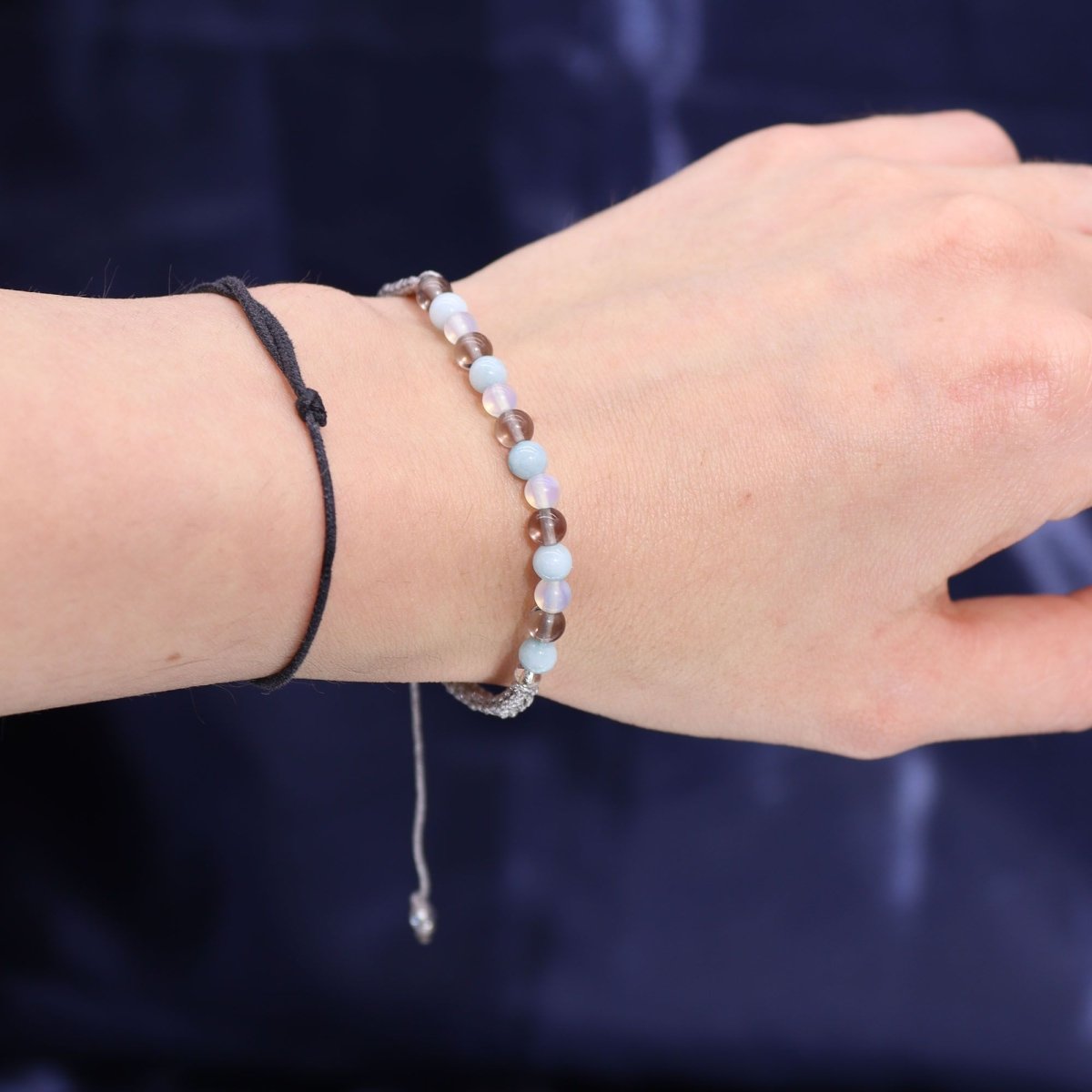 Zodiac Crystal Candle with Gemstone Bracelet - CancerZodiac Crystal Candles with Gemstone BraceletHeart Notes
