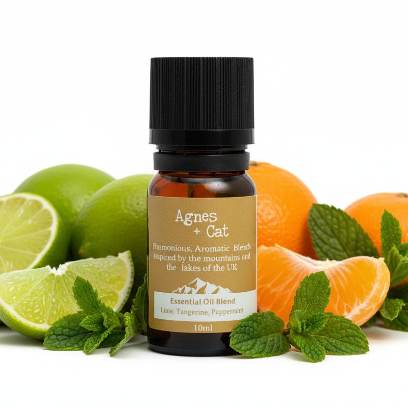 Agnes + Cat Essential Oil Blend - Cat Bells - Lime, Tangerine & PeppermintAgnes + Cat Essential Oil BlendsHeart Notes