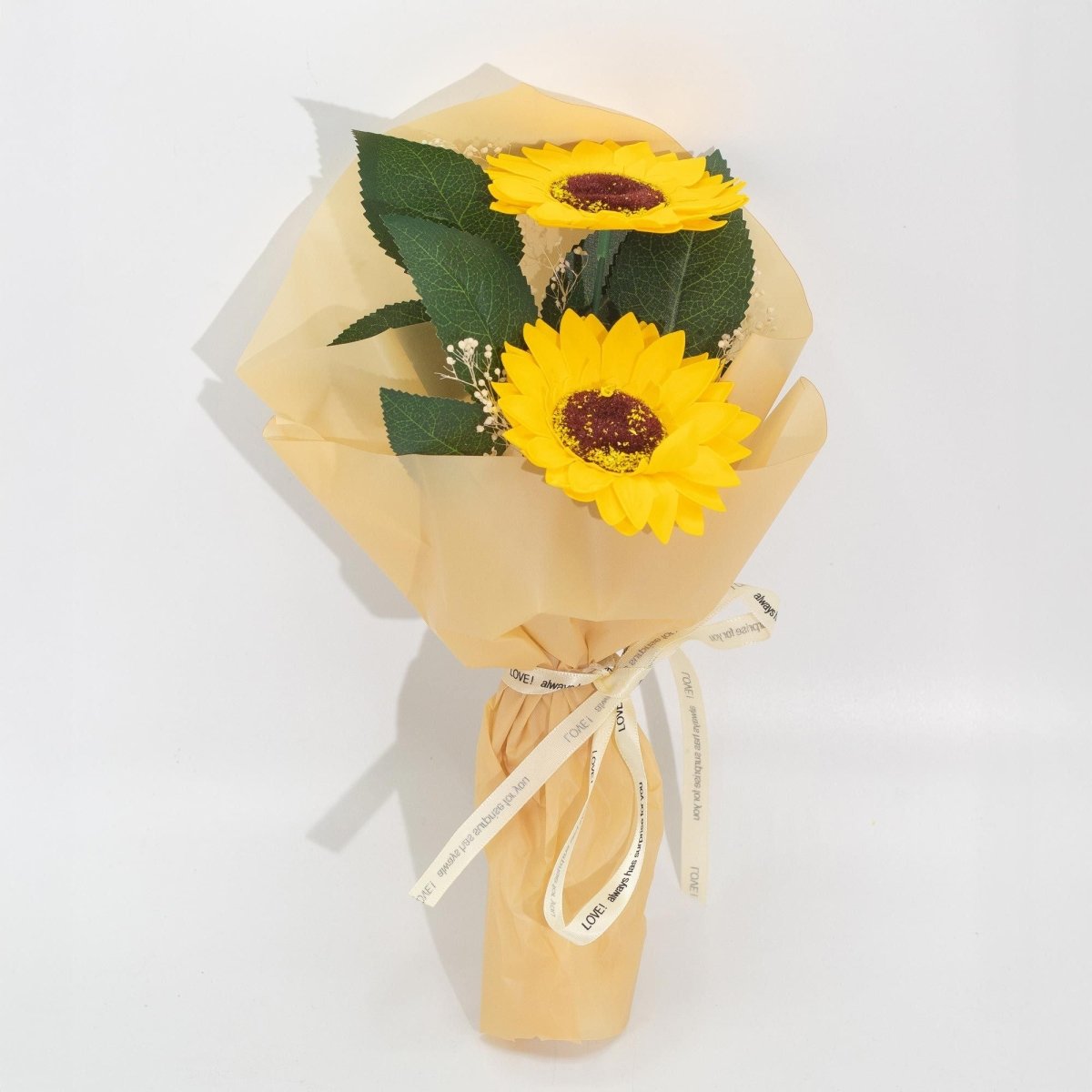 Soap Flower - Two Sunflower BouquetReady to Retail Soap FlowersHeart Notes