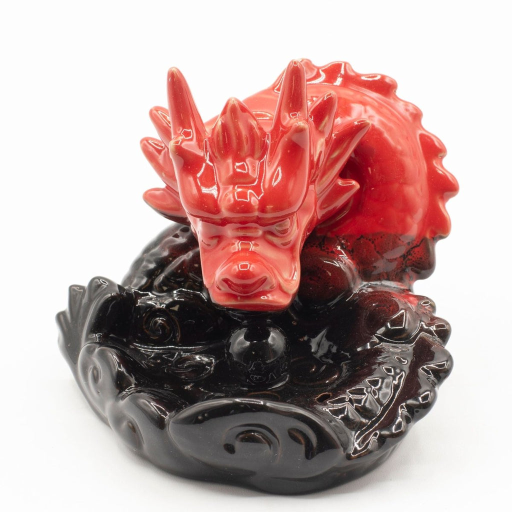 Backflow Incense Burner - Small Red DragonBackflow Incense BurnerHeart Notes