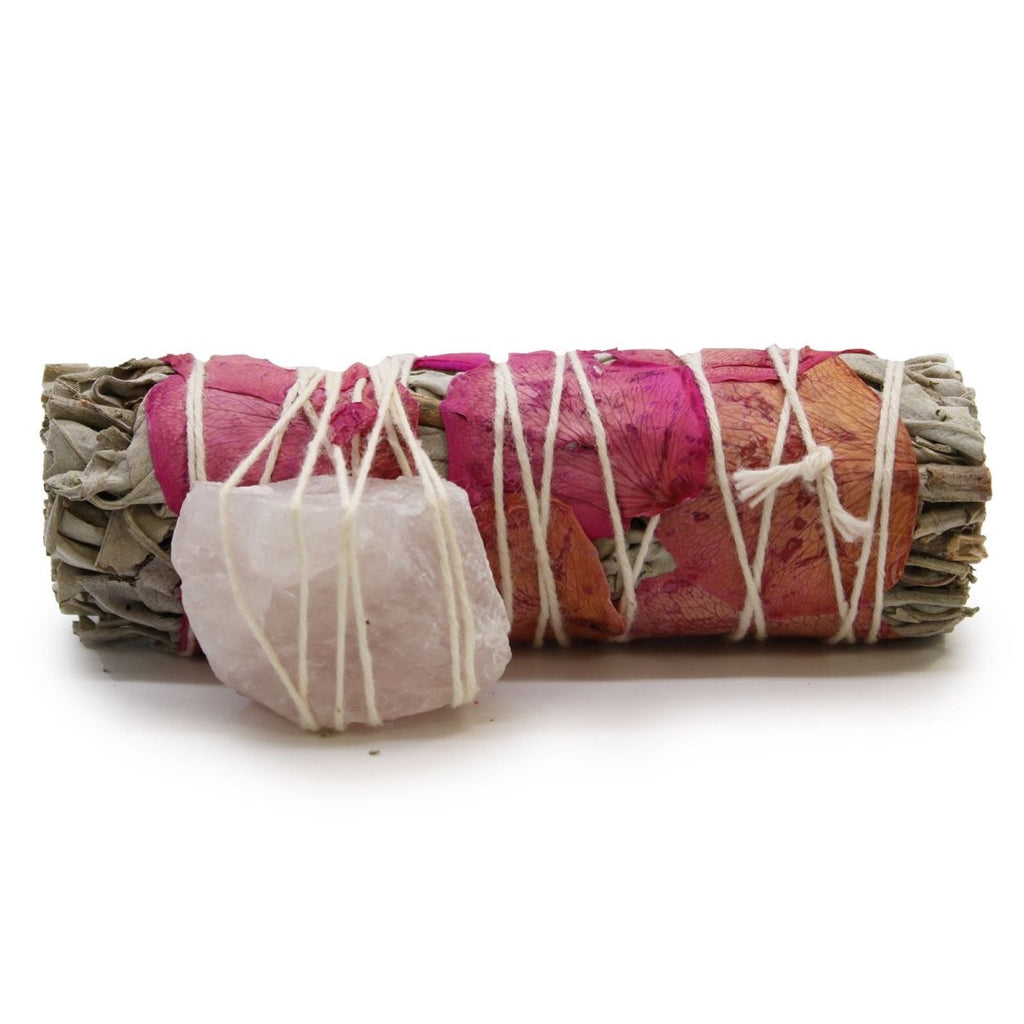 Smudge Stick - Love Spirit Sage 10cmSmudge Sticks - individually wrappedHeart Notes