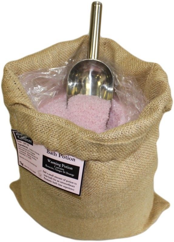 Warming Potion 7kg Hessian SackAromatherapy 7kg Bath PotionsHeart Notes