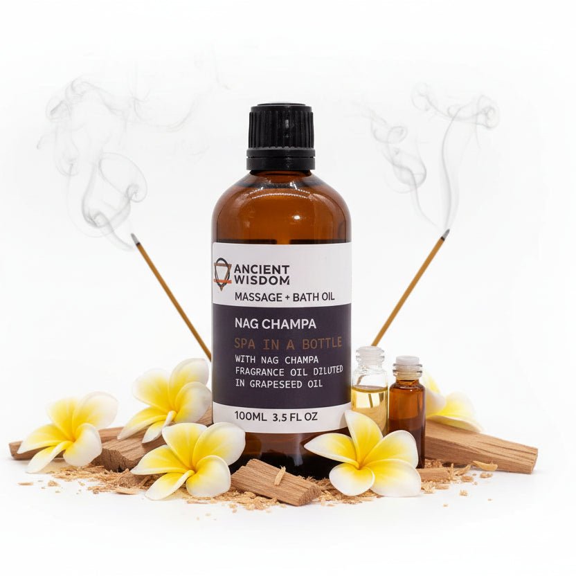 Nag Champa Massage Oil - 100ml100 ML Bottle Massage OilsHeart Notes