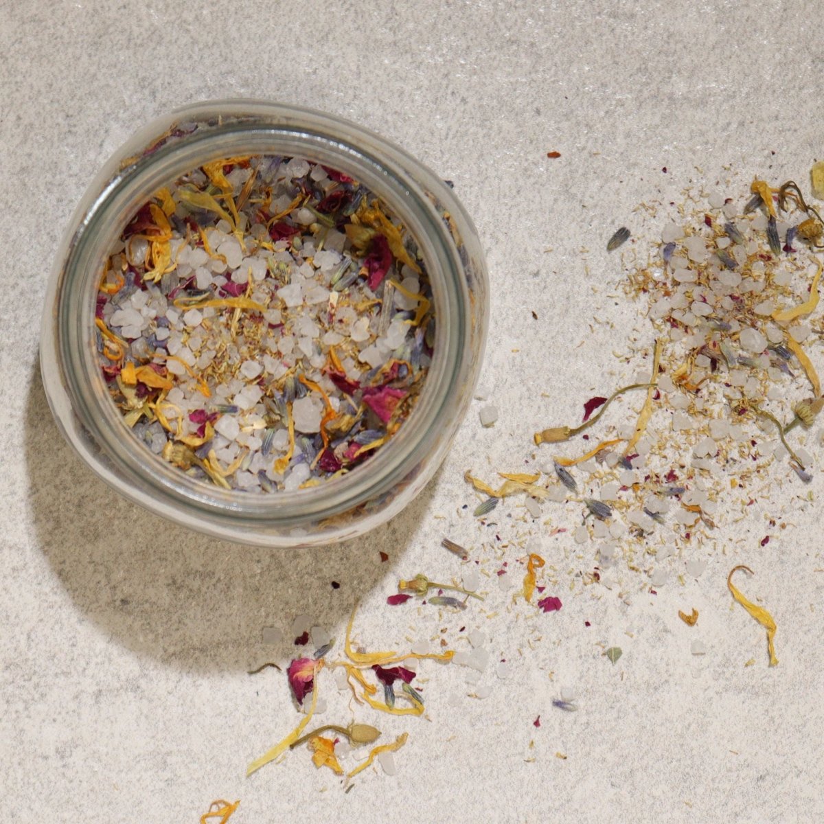 Floral Bath Soak - Natural - 140gFloral Bath Soak & Facial Steam BlendHeart Notes