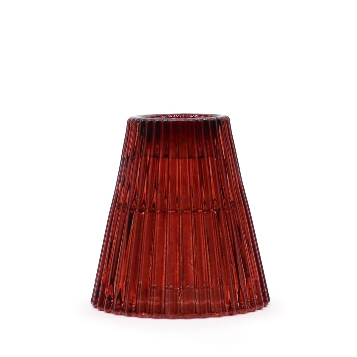 Flip Dinner Candle / Tealight Holder - Vampire RedGlass Candle Holders & JarsHeart Notes