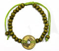 Good Luck Feng - Shui Bracelets - Lime GreenBali Good Luck Feng Shui BraceletsHeart Notes