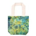 Tye - Dye Cotton Bag (6oz) - 38x42x12cm - Mandela - Green/Blue - Natural HandleTie - Dye Cotton BagsHeart Notes