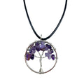 Tree of Life Pendant - AmethystGemstone Pendants - Tree of LifeHeart Notes