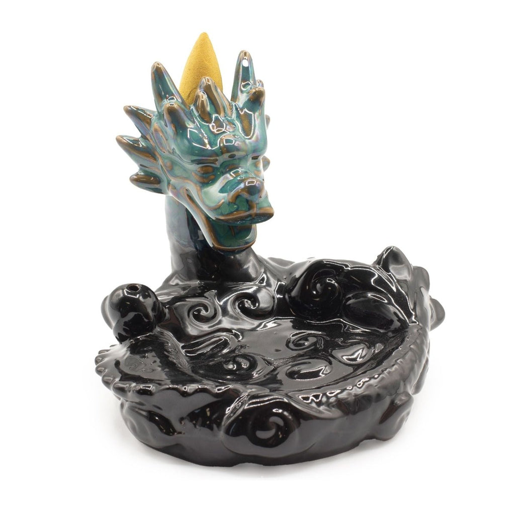 Backflow Incense Burner - Large Dragon PoolBackflow Incense BurnerHeart Notes