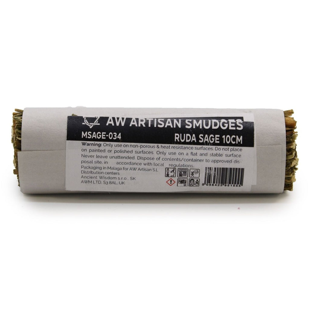 Smudge Stick - Ruda Sage 10cmSmudge Sticks - individually wrappedHeart Notes