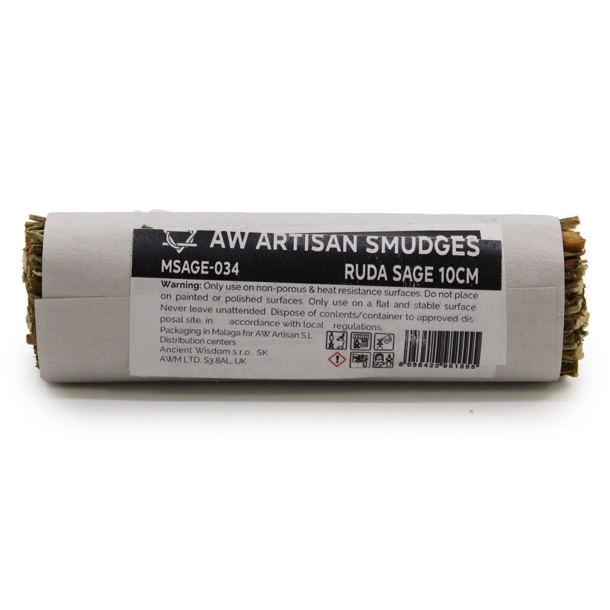 Smudge Stick - Ruda Sage 10cmSmudge Sticks - individually wrappedHeart Notes