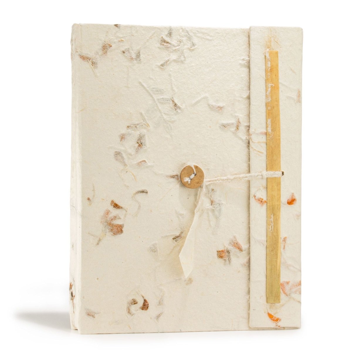 Lokta Mixed Flowers Notebook – Large (21x15cm) – 45 Leaves – Includes BookmarkLokta Paper NotebooksHeart Notes