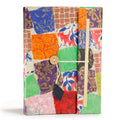 Lokta Patchwork Notebook – Large (21x15cm) – 45 Leaves – Includes Bookmark – Multi ColourLokta Paper NotebooksHeart Notes