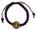 Good Luck Feng - Shui Bracelets - PurpleBali Good Luck Feng Shui BraceletsHeart Notes