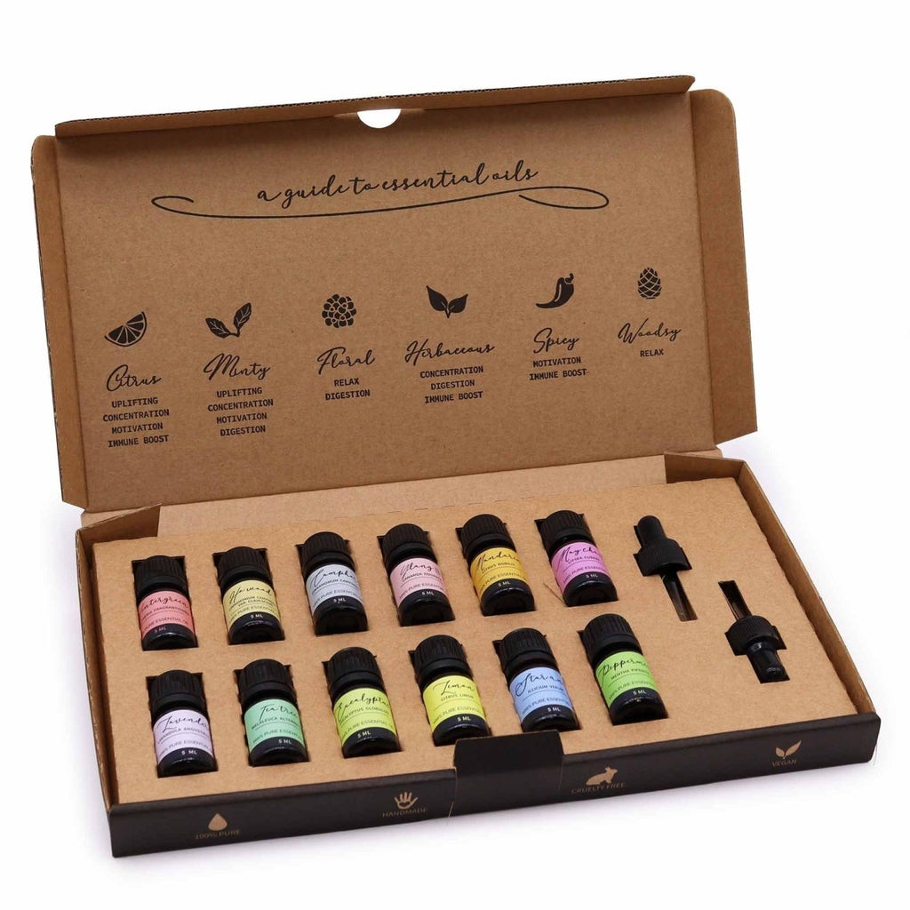Aromatherapy Essential Oil Set - Starter PackAromatherapy Essential Oil SetHeart Notes