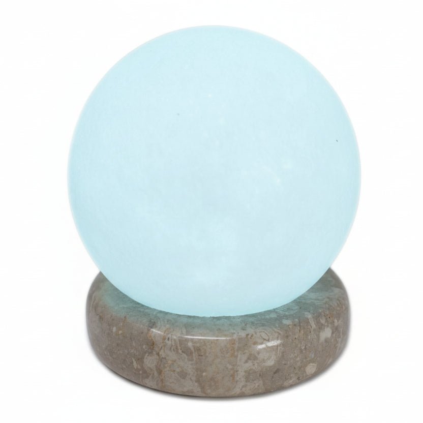 Multicolour Himalayan Salt Lamp Ball ShapedQuality Himalayan Salt Lamps & Candle HoldersHeart Notes