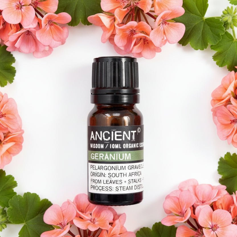 Geranium Organic Essential Oil 10mlOrganic Essential OilsHeart Notes