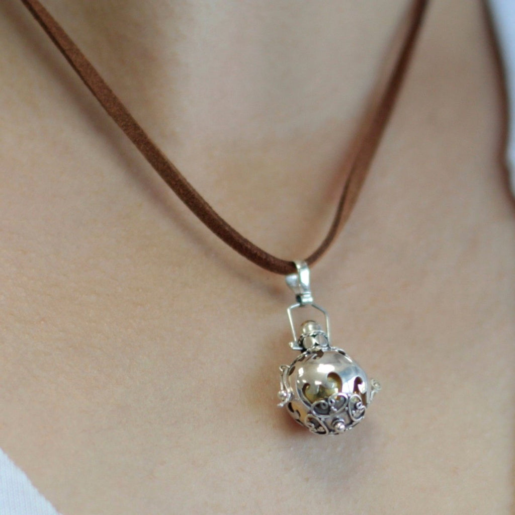 Silver Angel Bell - Protection - 16mm925 Silver Angel BellsHeart Notes