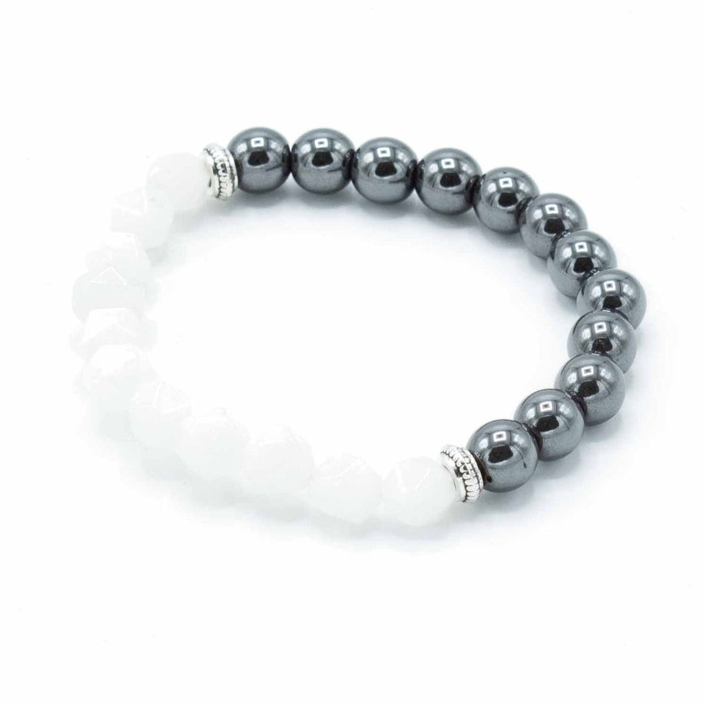 Faceted Gemstone Bracelet - Magnetic Rock QuartzFaceted Gemstone BraceletsHeart Notes