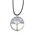 Tree of Life Pendant - Rock CrystalGemstone Pendants - Tree of LifeHeart Notes