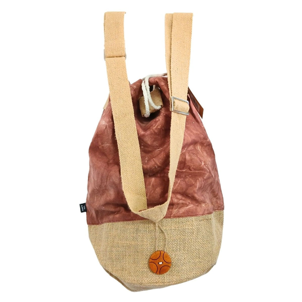 All Natural Backpack - Terracotta Stonewash - HamsaAll Natural BackpacksHeart Notes