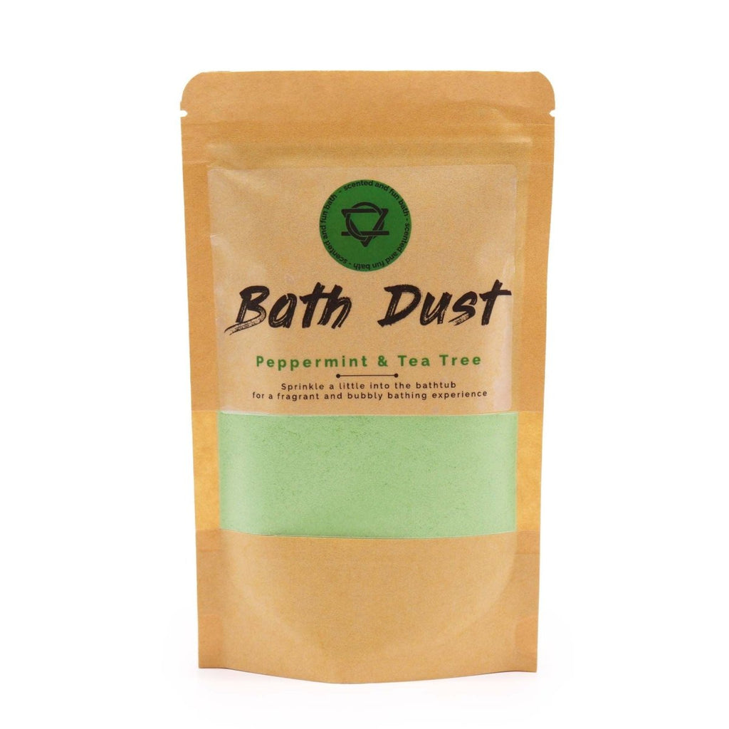 Peppermint & Tea Tree Bath Dust 190gBath Dust - 190gHeart Notes