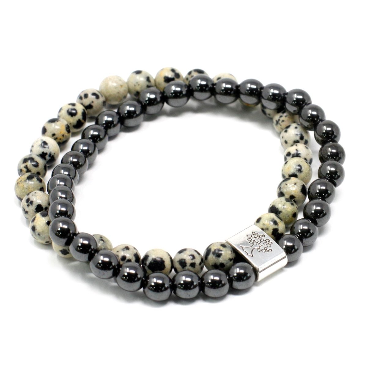 Magnetic Gemstone Bracelet - Dalmation JasperMagnetic Gemstone BraceletsHeart Notes