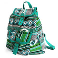 Jacquard Bag - Teal BackpackJacquard Nepal Style BagsHeart Notes
