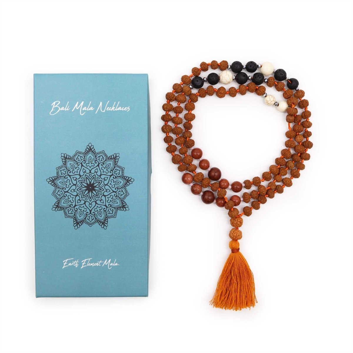 Bali Mala Necklace - Earth ElementBali Mala NecklacesHeart Notes