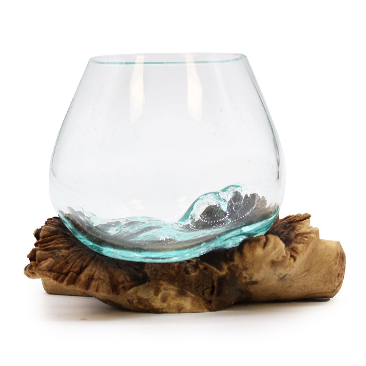 Molten Glass on Rare Parasite WoodMolten Glass on WoodHeart Notes