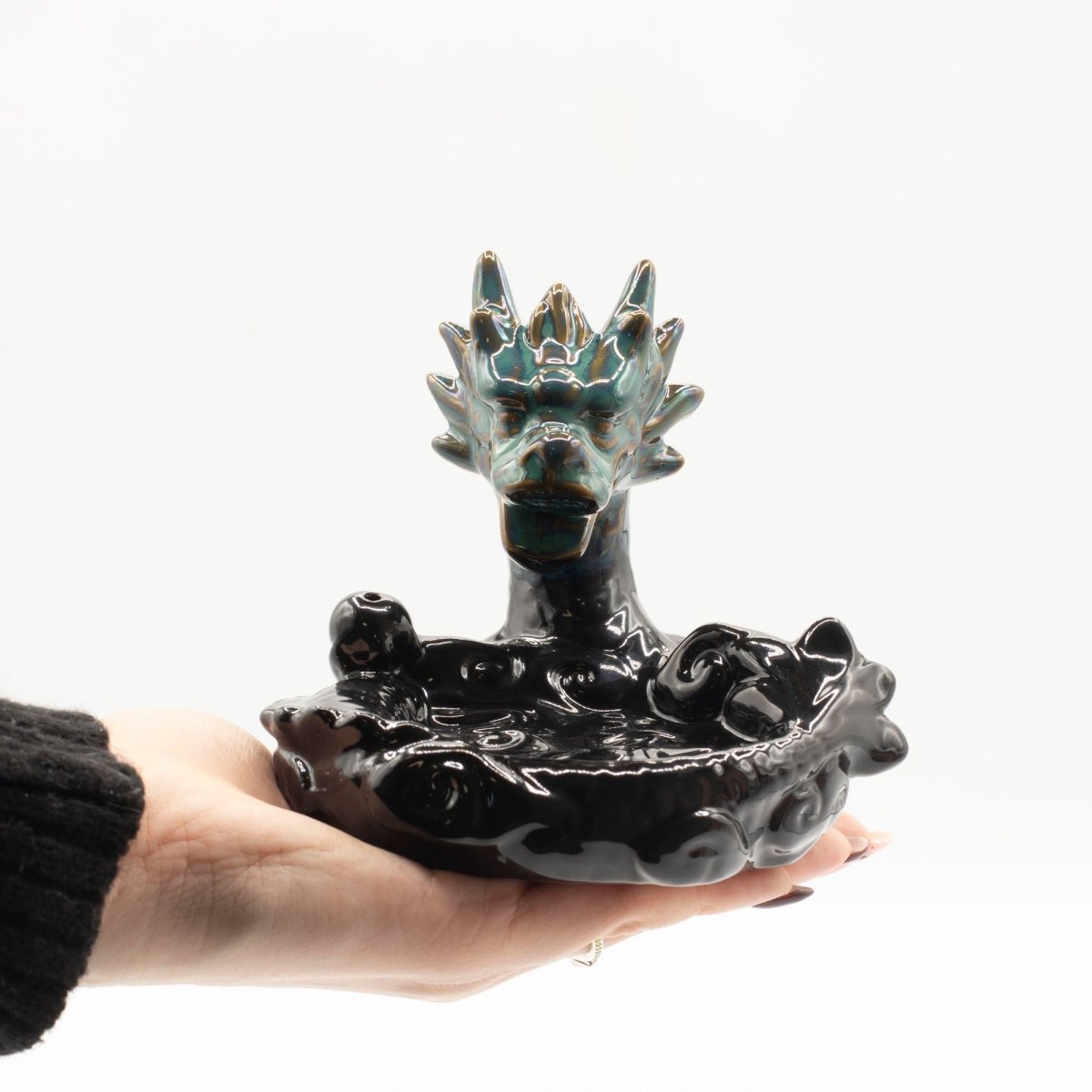 Backflow Incense Burner - Large Dragon PoolBackflow Incense BurnerHeart Notes
