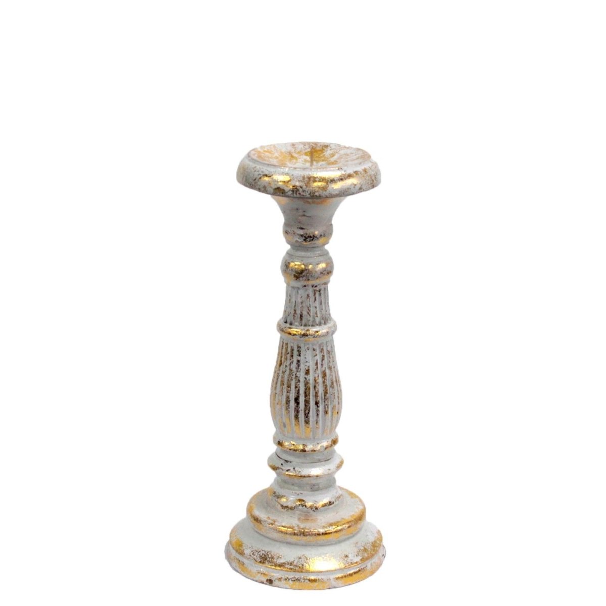 Small Candle Stand - White GoldVintage Candle StandsHeart Notes