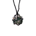 Laced Gemstone Hexagon Pendant - Moss AgateLaced Gemstone PendantsHeart Notes