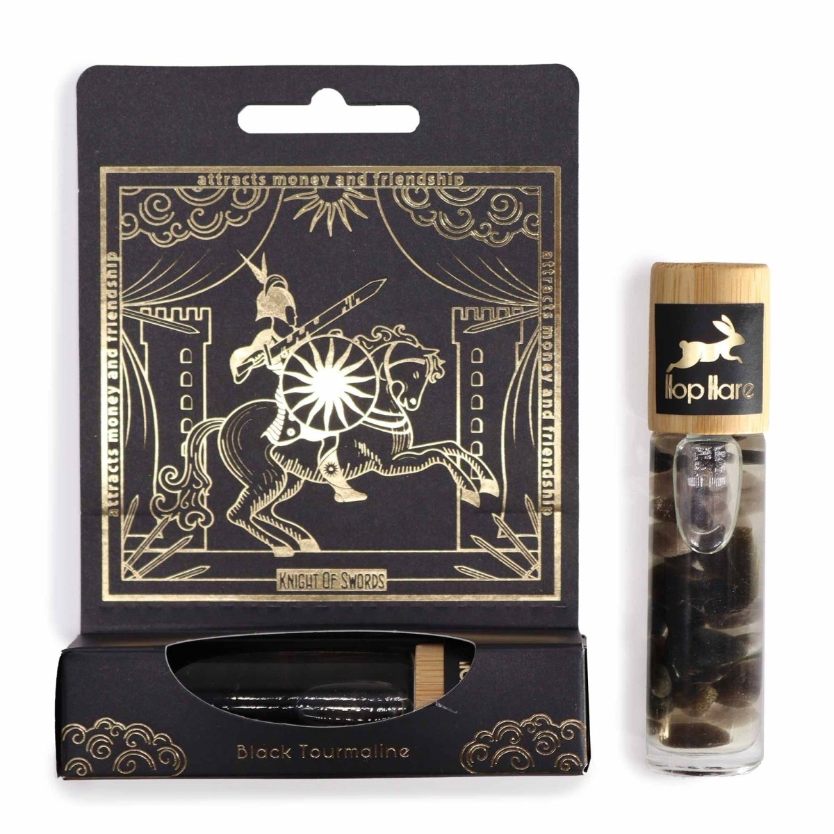 HH Tarot Roll On - The KnightHop Hare Essential Oil Gemstone Roll OnHeart Notes