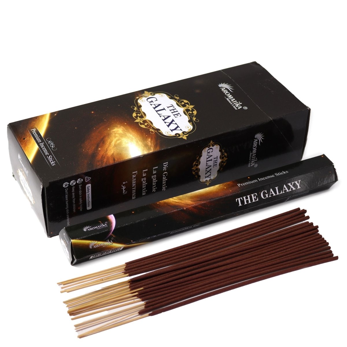 Aromatika Charcoal Free Hex Incense - The GalaxyAromatika Charcoal Free Hex Incense SticksHeart Notes