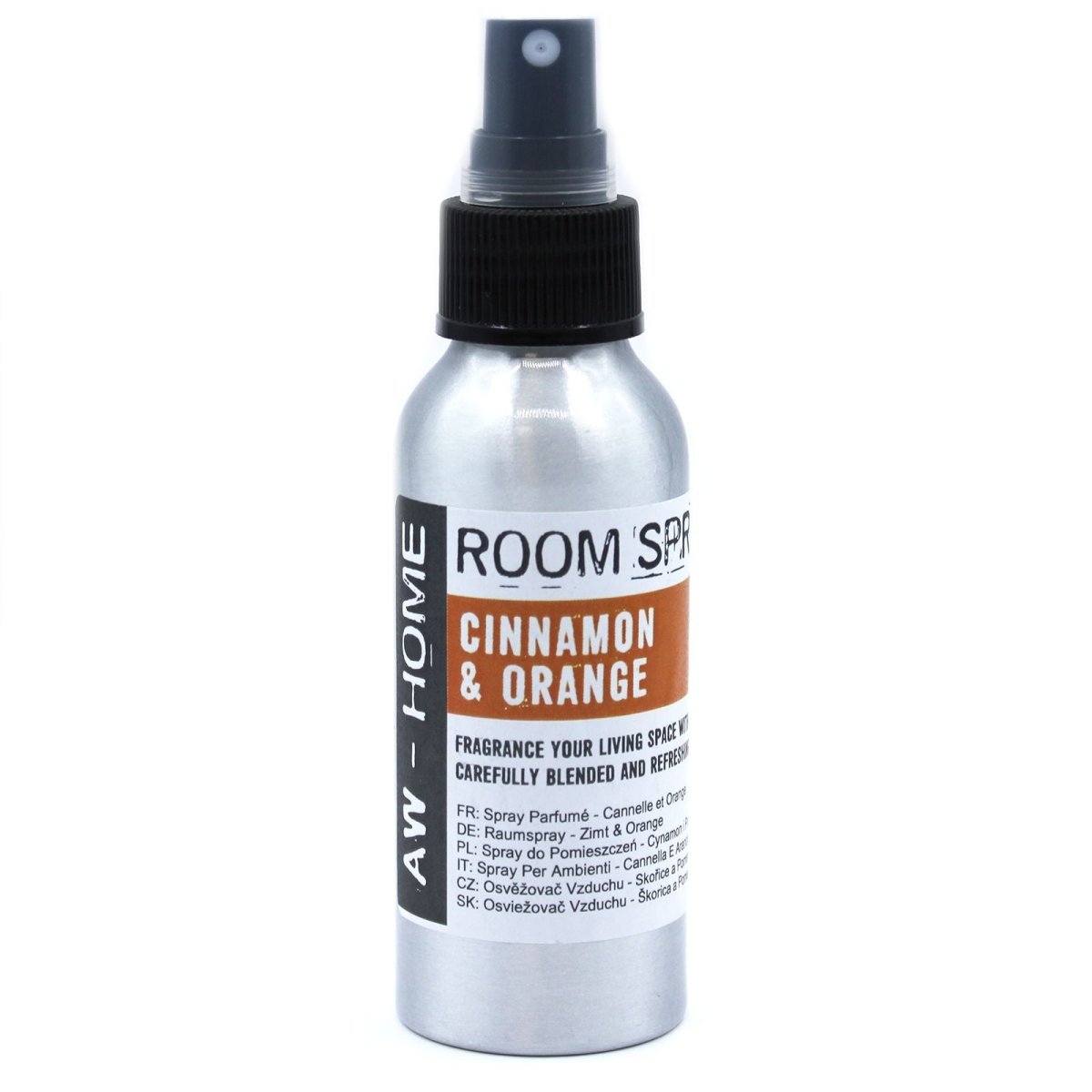 100ml Room Spray - Cinnamon & OrangeAW - Home Room Sprays 100mlHeart Notes